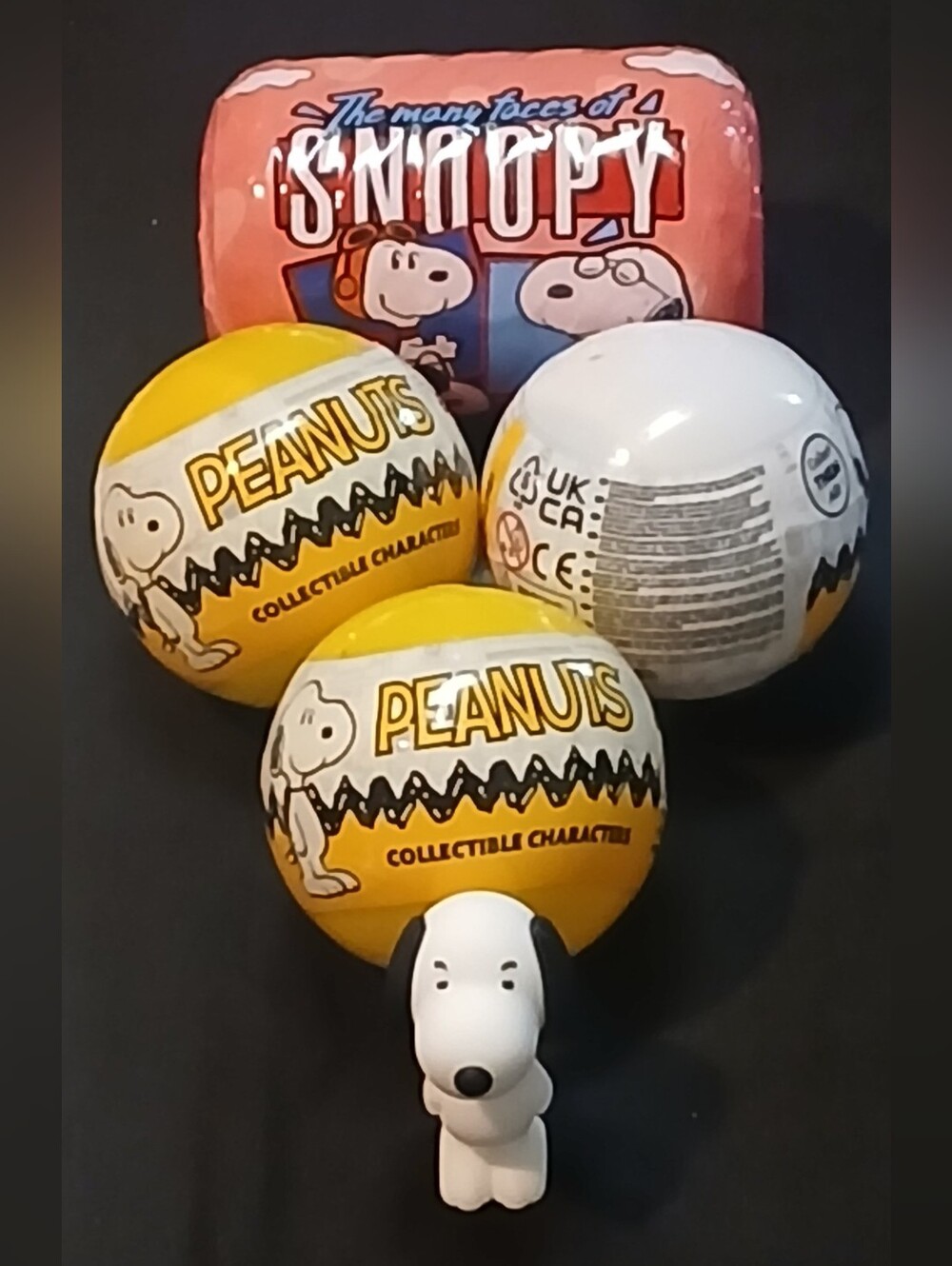 Peanuts - Collectible Characters, Different 2 1/2"-3" Snooy Figures In Each One